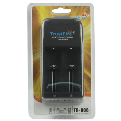 Chargeur de batterie multifonction TR-006 pour 16340/18650/25500/26650/26700 (noir) SH00161432-07