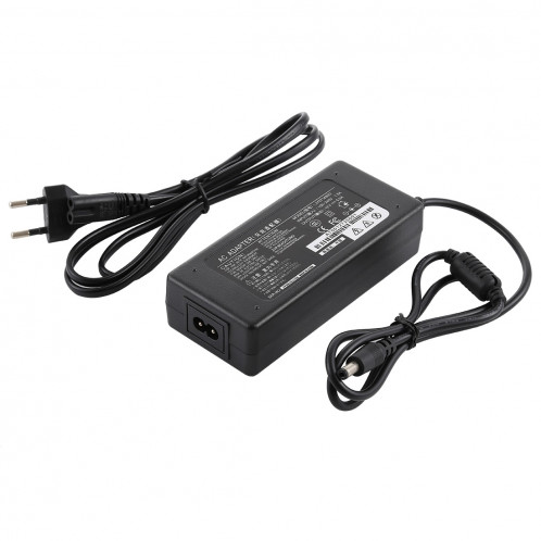 UE Plug 12V 5A 60W AC Bloc d'alimentation avec 5.5mm DC Plug pour LCD Moniteurs Cordon, sorties: 5.5x2.5mm (noir) SH501A91-04