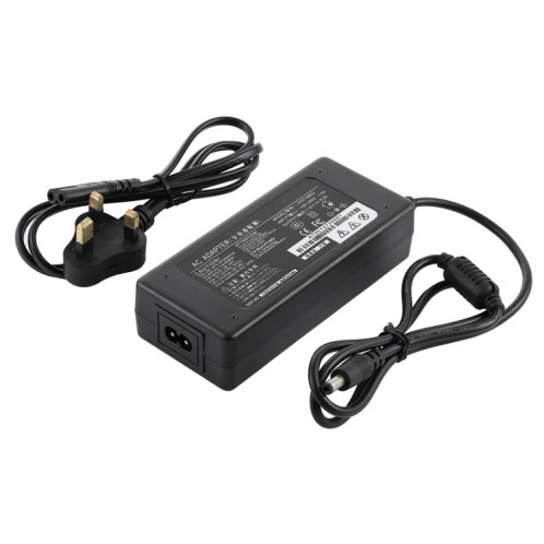 Prise UK 12V 5A 60W Bloc d'alimentation CA avec prise CC 5,5 mm pour cordon de moniteurs LCD, embouts de sortie: 5,5x2,5 mm (noir) SH501C1421-07