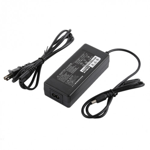 Prise US 12V 5A 60W Bloc d'alimentation CA avec prise CC de 5,5 mm pour cordon de moniteurs LCD, embouts de sortie: 5,5x2,5 mm (noir) SH501D1150-07