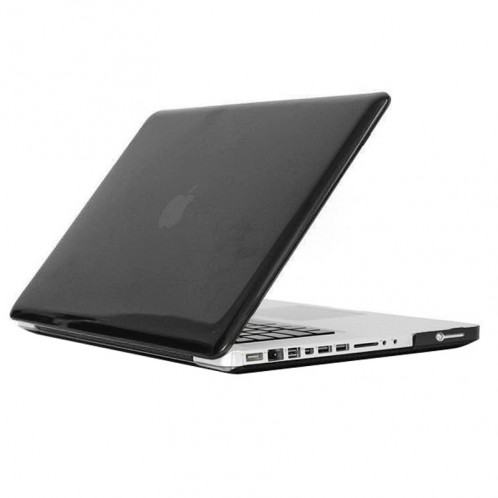 Étui de protection en cristal dur pour Macbook Pro 15,4 pouces (noir) SH011B33-06