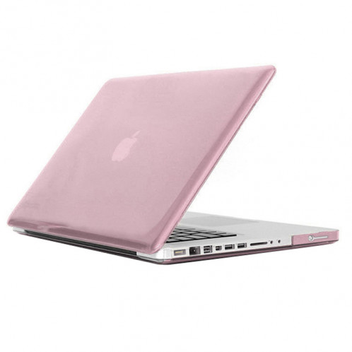 Étui de protection en cristal dur pour Macbook Pro 15,4 pouces (rose) SH011F674-06