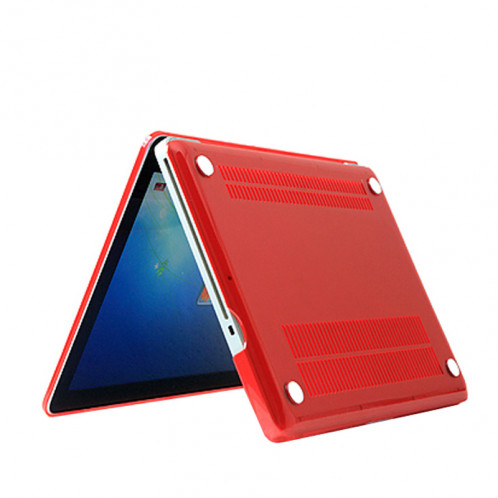 Étui de protection en cristal dur pour Macbook Pro 15,4 pouces (rouge) SH011R712-06