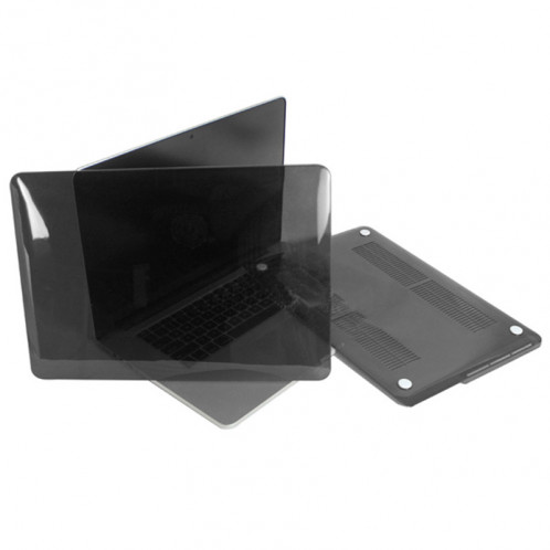 Étui de protection en cristal dur pour Macbook Pro Retina 15,4 pouces (noir) SH013B956-08