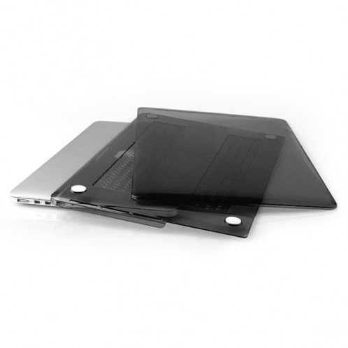 Étui de protection en cristal dur pour Macbook Pro Retina 15,4 pouces (noir) SH013B956-08