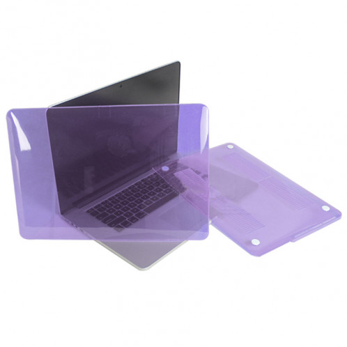 Étui de protection en cristal dur pour Macbook Pro Retina 15,4 pouces (violet) SH013P993-08