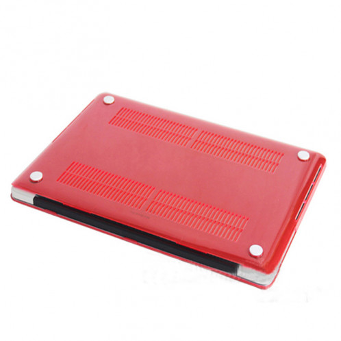 Étui de protection en cristal dur pour Macbook Pro Retina 15,4 pouces (rouge) SH013R1544-08