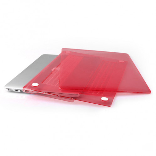 Étui de protection en cristal dur pour Macbook Pro Retina 15,4 pouces (rouge) SH013R1544-08