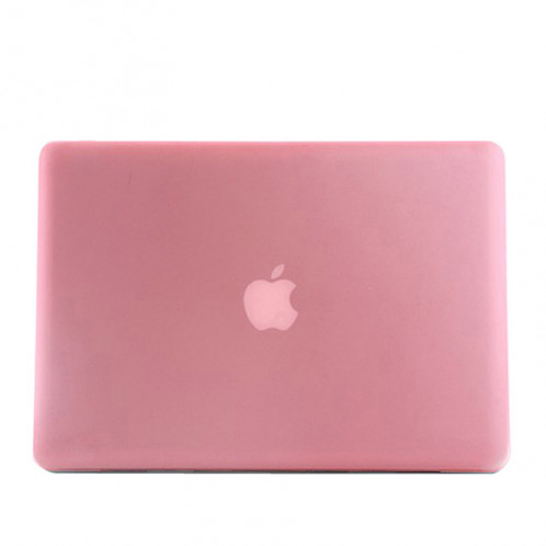 Boîtier de protection en plastique dur givré pour Macbook Pro 13,3 pouces (rose) SH014F1124-07