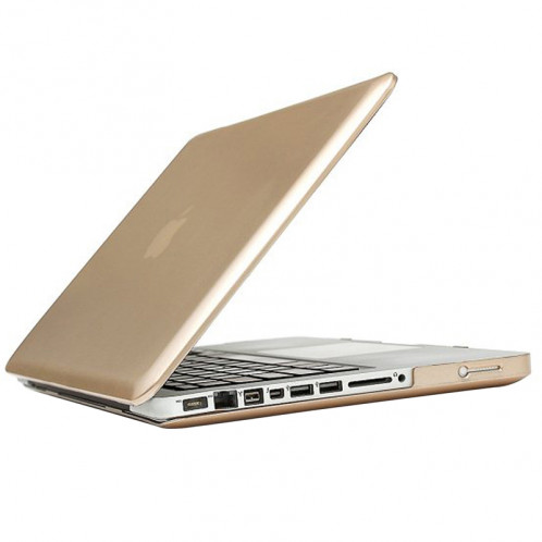 Boîtier de protection en plastique dur givré pour Macbook Pro 13,3 pouces (or) SH14GD1494-07