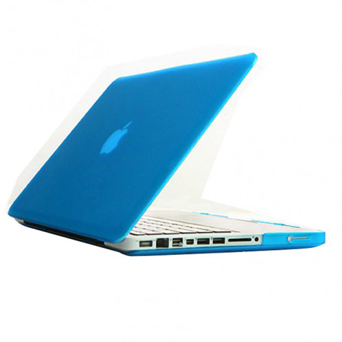 Boîtier de protection en plastique dur givré pour Macbook Pro 13,3 pouces (Bleu bébé) SH14TT1449-07