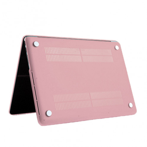 Cas de protection en plastique dur givré pour Macbook Pro Retina 13,3 pouces (rose) SH015F967-07