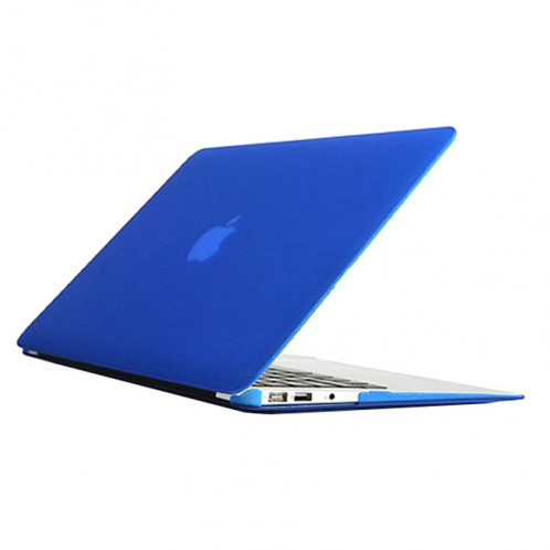 Boîtier de protection en plastique dur givré pour Macbook Air 13,3 pouces (A1369 / A1466) (Bleu) SH16BE16-07
