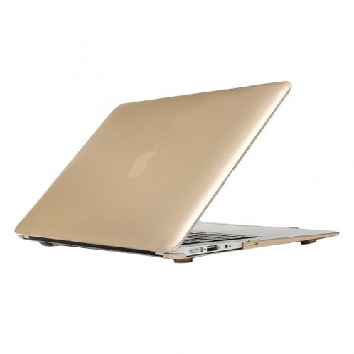 Boîtier de protection en plastique dur givré pour Macbook Air 13,3 pouces (A1369 / A1466) (or) SH16GD486-08
