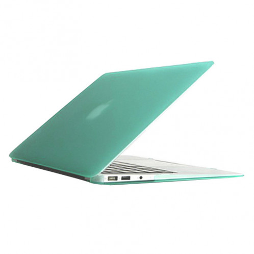 Boîtier de protection en plastique dur givré pour Macbook Air 13,3 pouces (A1369 / A1466) (vert) SH016G1089-07