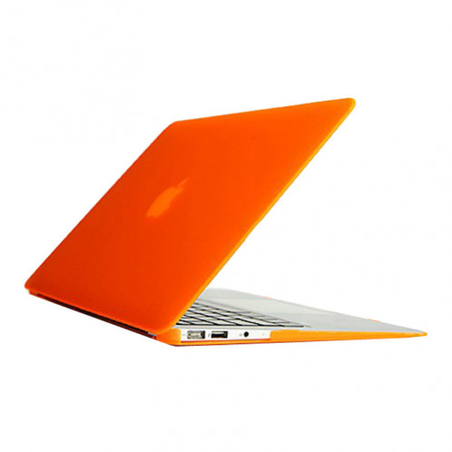 Boîtier de protection en plastique dur givré pour Macbook Air 13,3 pouces (A1369 / A1466) (Orange) SH16RG865-07