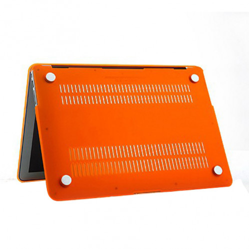 Boîtier de protection en plastique dur givré pour Macbook Air 13,3 pouces (A1369 / A1466) (Orange) SH16RG865-07