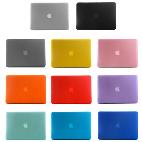 Boîtier de protection en plastique dur givré pour Macbook Air 13,3 pouces (A1369 / A1466) (rouge) SH016R1254-07