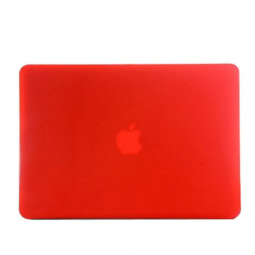 Boîtier de protection en plastique dur givré pour Macbook Air 11,6 pouces (rouge) SH017R1068-07