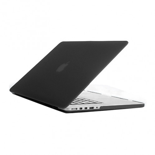 Étui de protection dur givré pour Macbook Pro Retina 15,4 pouces A1398 (noir) SH018B1608-07