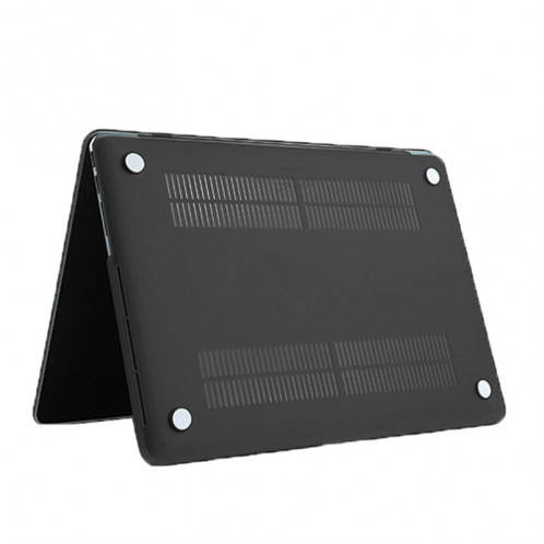 Étui de protection dur givré pour Macbook Pro Retina 15,4 pouces A1398 (noir) SH018B1608-07