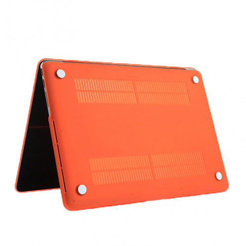 Étui de protection dur givré pour Macbook Pro Retina 15,4 pouces A1398 (Orange) SH18RG1413-07