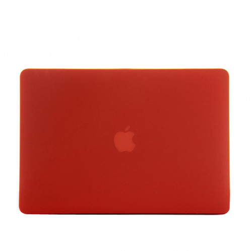 Étui de protection dur givré pour Macbook Pro Retina 15,4 pouces A1398 (rouge) SH018R1145-07