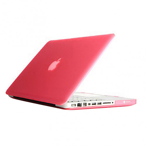 Étui de protection dur givré pour Macbook Pro 15,4 pouces (A1286) (rose) SH019F619-06