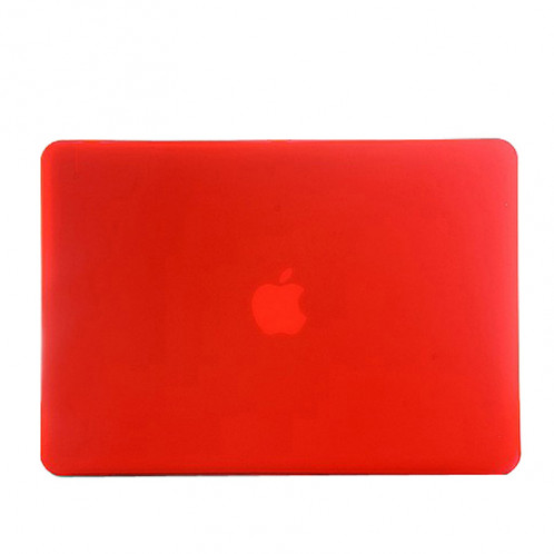 Étui de protection dur givré pour Macbook Pro 15,4 pouces (A1286) (rouge) SH019R502-06