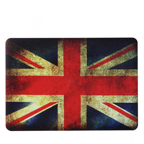Rétro UK Flag Pattern givré en plastique dur cas de protection pour Macbook Air 11,6 pouces SH022D672-06