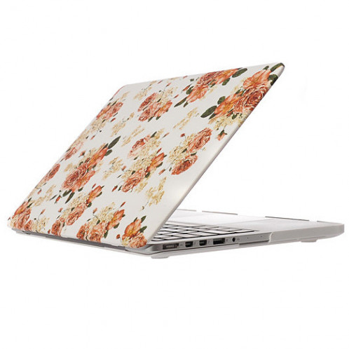 Camellia motif givré en plastique dur étui de protection pour Macbook Pro Retina 13,3 pouces SH026K1985-07