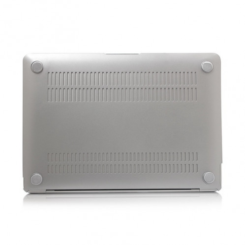 Metal Texture Series Hard Shell étui de protection en plastique pour Macbook 12 pouces (Argent) SH028S1083-05