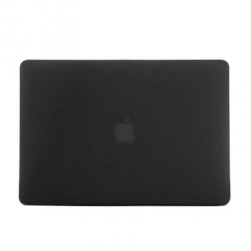 ENKAY pour MacBook Pro Retina 13,3 pouces (version US) / A1425 / A1502 4 en 1 Coque de protection en plastique dur givré avec protecteur d'écran et protège-clavier et bouchons anti-poussière (noir) SE032B598-08