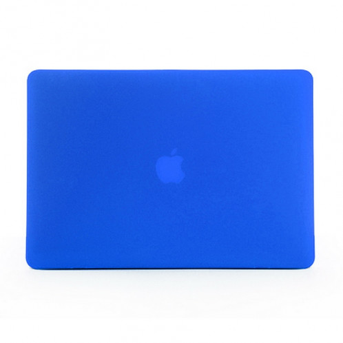 ENKAY pour MacBook Pro Retina 13,3 pouces (Version US) / A1425 / A1502 4 en 1 Coque de protection en plastique dur avec protecteur d'écran et protège-clavier et bouchons anti-poussière (bleu foncé) SE032D487-08