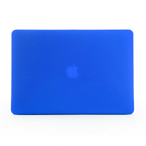 ENKAY pour MacBook Pro Retina 13,3 pouces (Version US) / A1425 / A1502 4 en 1 Coque de protection en plastique dur avec protecteur d'écran et protège-clavier et bouchons anti-poussière (bleu foncé) SE032D487-08