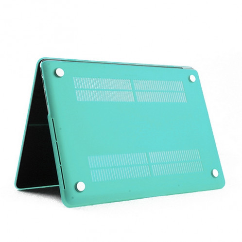 ENKAY pour MacBook Pro Retina 13,3 pouces (version US) / A1425 / A1502 4 en 1 Coque de protection en plastique dur avec protecteur d'écran et protège-clavier et bouchons anti-poussière (vert) SE032G1102-08