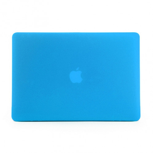 ENKAY pour MacBook Pro Retina 13,3 pouces (version US) / A1425 / A1502 4 en 1 Coque de protection en plastique dur givré avec protecteur d'écran et protège-clavier et bouchons anti-poussière (bleu) SE032L1553-08