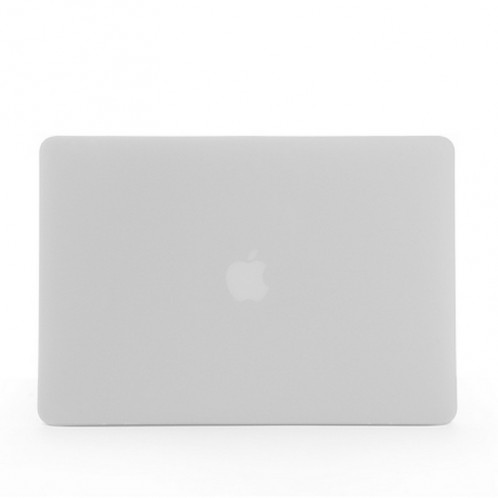 ENKAY pour MacBook Pro Retina 13,3 pouces (version US) / A1425 / A1502 4 en 1 Coque de protection en plastique dur avec protecteur d'écran et protège-clavier et bouchons anti-poussière (blanc) SE032W18-08