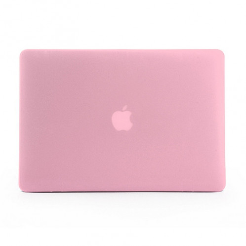 ENKAY pour MacBook Pro Retina 15,4 pouces (version US) / A1398 4 en 1 Coque de protection en plastique dur avec protecteur d'écran et protège-clavier et bouchons anti-poussière (rose) SE033F1847-08