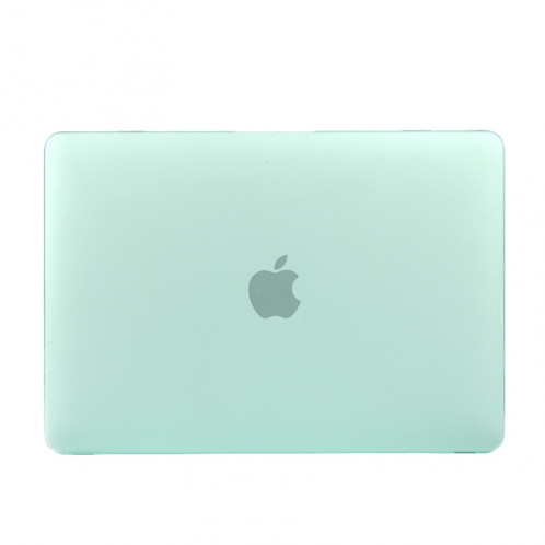 Boîtier de protection en plastique dur transparent translucide givré pour Macbook 12 pouces (vert clair) SH38LG1786-05