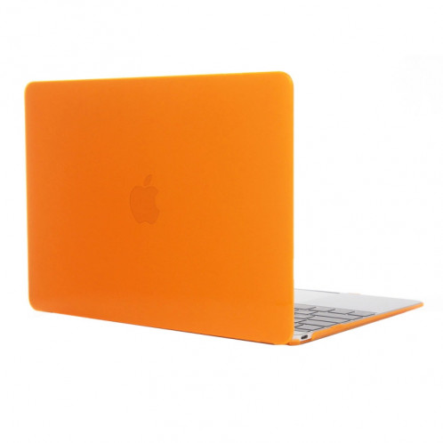 Étui de protection transparent en cristal transparent pour Macbook 12 pouces (orange) SH040E1194-05