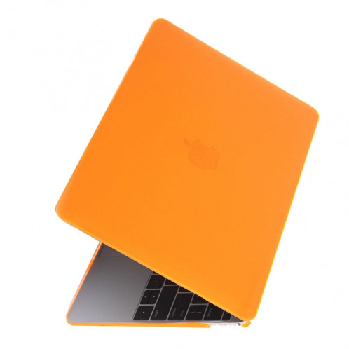 Étui de protection transparent en cristal transparent pour Macbook 12 pouces (orange) SH040E1194-05