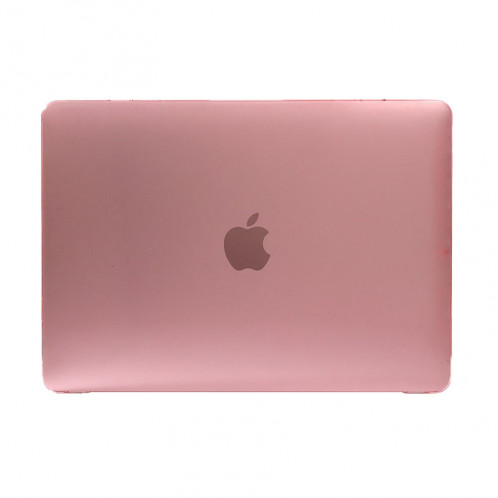 Étui de protection transparent en cristal transparent pour Macbook 12 pouces (rose) SH040F311-05