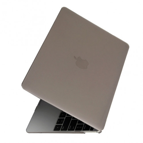 Étui de protection transparent en cristal transparent pour Macbook 12 pouces (gris) SH040H1043-05