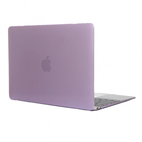 Étui de protection transparent en cristal transparent pour Macbook 12 pouces (violet) SH040P441-05