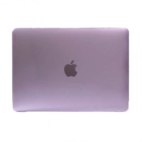 Étui de protection transparent en cristal transparent pour Macbook 12 pouces (violet) SH040P441-05