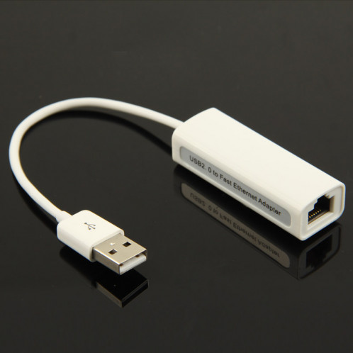 Adaptateur Fast Ethernet USB 2.0 haute vitesse (blanc) SH02321240-06