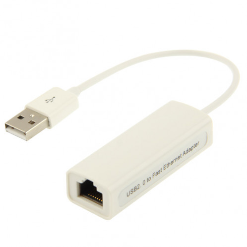 Adaptateur Fast Ethernet USB 2.0 haute vitesse (blanc) SH02321240-06
