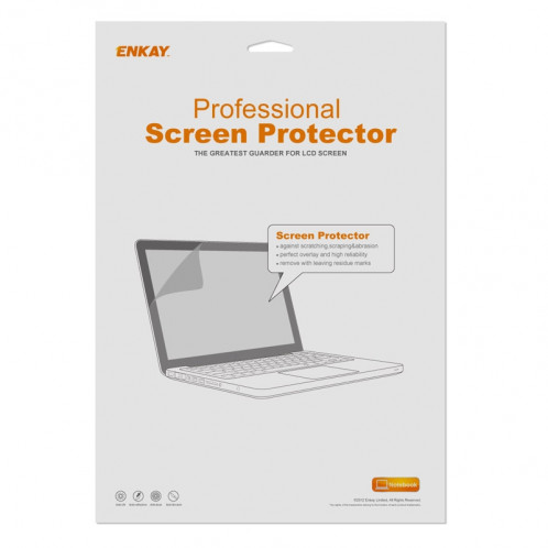ENKAY Frosted Anti-Glare Protecteur d'écran Film Guard pour Macbook Pro avec Retina Display 13,3 pouces (Transparent) SH901T1601-05