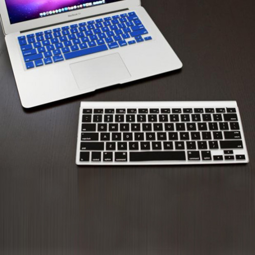 ENKAY pour MacBook Pro 13,3 pouces & 15,4 pouces et 17,3 pouces (version US) / A1278 / A1286 Silicone Soft Keyboard Protector Cover Skin (Noir) SH911B1242-07
